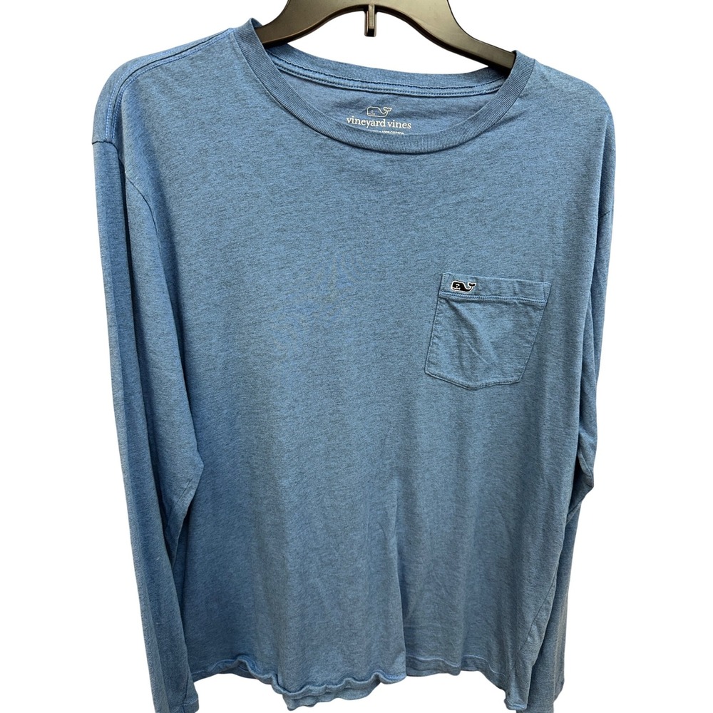 Vineyard Vines Long‎ Sleeve Pocket T-Shirt Casual Everyday Top Medium